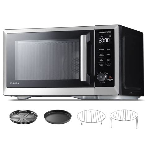 TOSHIBA 7-in-1 Air Fryer Combo Microwave Oven, Inverter, Convection ...