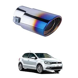 PRIKNIK Silencer Tip Exhaust Pipe Car Stainless Steel Rear Muffler Tip ...