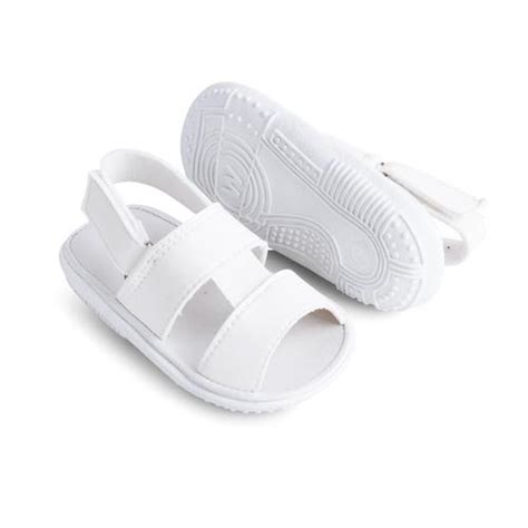 Jual Sandal Anak Cewek Cowok Lucu Umur 1 2 Tahun -Bunyi Cit-Cit - Putih ...