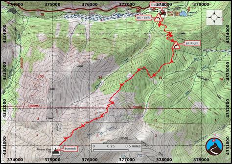 Mount Elbert Map