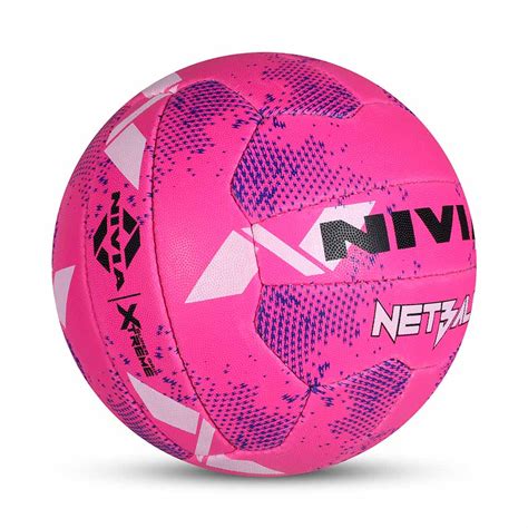 NIVIA NET BALL BLUE, Match Ball, 18 Panels, Durable Rubber Cover Hand ...