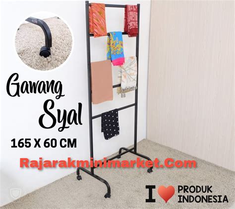 Rak Gawang Syal / Kerudung Tipe GS-60 | Rak Display Toko Baju Pakaian ...