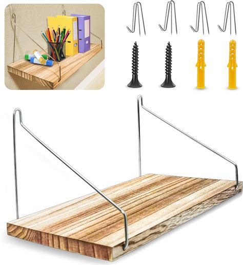 Amazon.com: Philbinden Fabric Wall Cubicle Shelf with Hooks,Floating ...