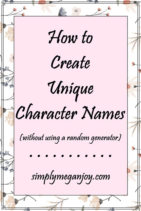 Image result for Creating Character Names