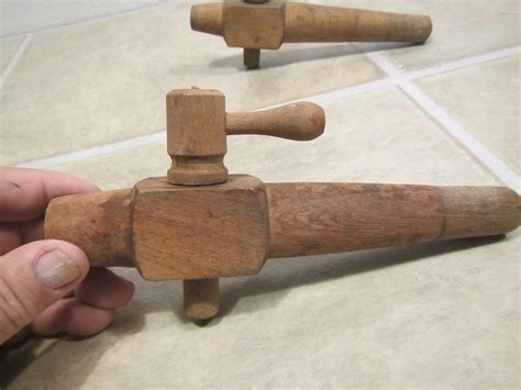 2 Vintage Wood Keg Barrel Taps Beer Barrel Taps Whiskey | Etsy