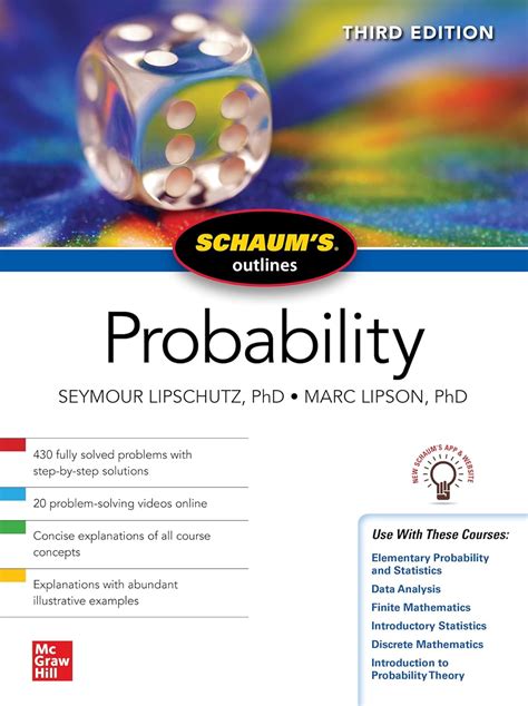 Buy Schaum's Outline of Probability, Third Edition: The Eye of the ...
