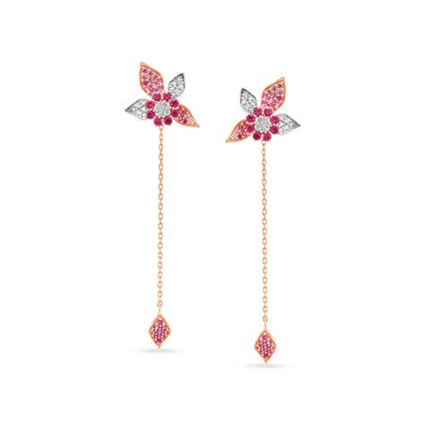 14kt Rose Gold Springs Favorite Diamond Drop Earrings