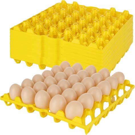 Amazon.com: Oungy 12 PCS Plastic Egg Tray Egg Crates for Fresh Eggs 30 ...