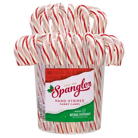 Grandpa Joe's Candy Shop - Red & White Peppermint Candy Cane 60ct Jar ...
