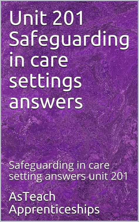 Unit 201 Safeguarding in care settings answers: Safeguarding in care ...