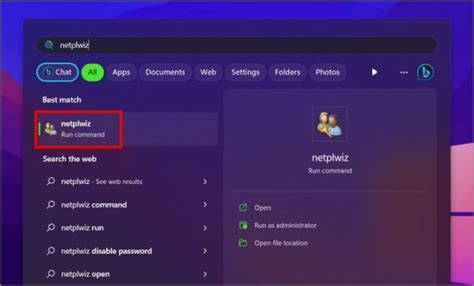 Image result for Netplwiz Command Remove Password