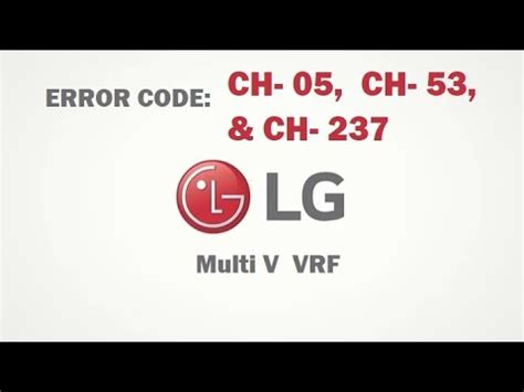 Image result for LG Error Code Ch05