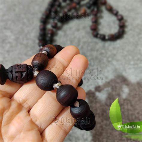 Beautiful Design Original Tulsi Japa Mala 108+1 Beads 16mm Bead - Tulsi ...