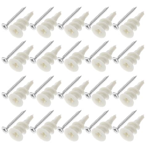 20 Sets Drywall Self Drilling Anchors Gypsum Boards Self Tapping Screws ...