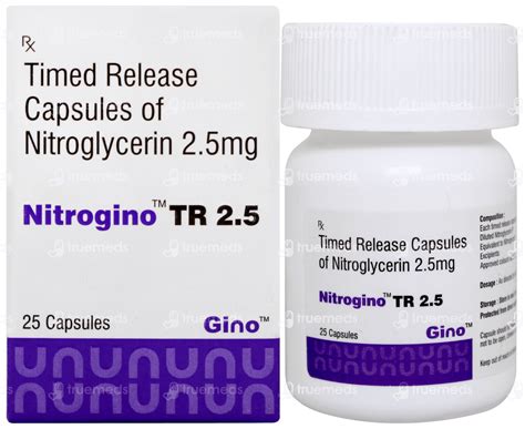 Nitrogino Tr 25 Capsule 25 - Uses, Side Effects, Dosage, Price | Truemeds