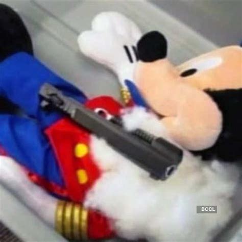 Here’s a Mickey Mouse stuffed toy