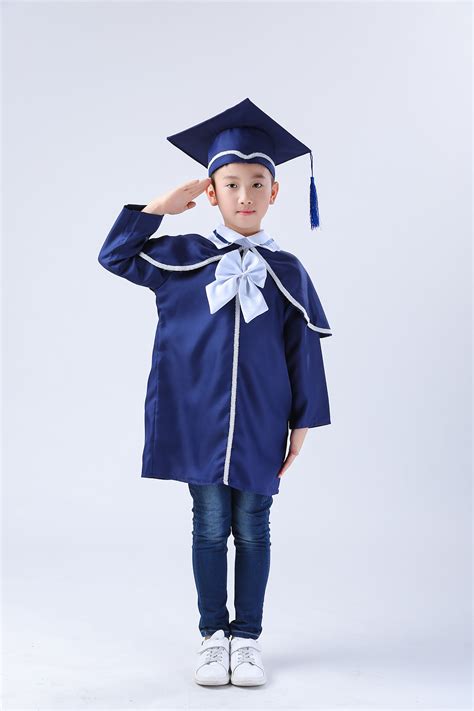 新款儿童学士服幼儿园博士服毕业礼服中学小学毕业照服装厂家批发-阿里巴巴