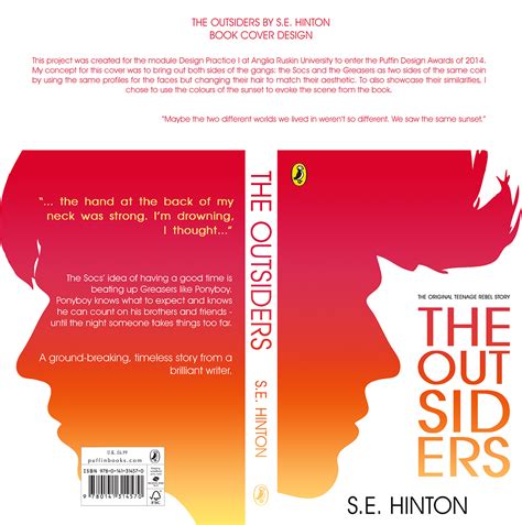 Book Cover Design - The Outsiders on Behance