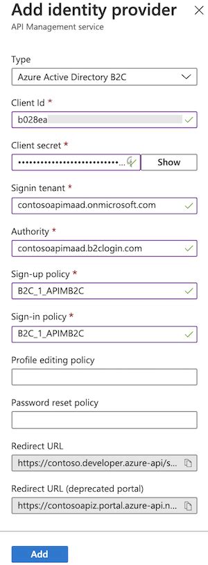Azure AD B2C for API Management 的图像结果