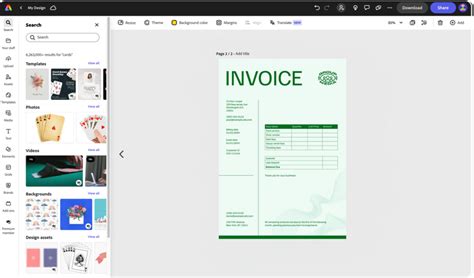 Free Invoice Generator – Create Invoices Online | Adobe Express