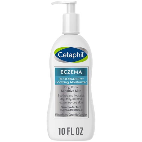 Cetaphil - RESTORADERM Soothing Moisturizer, For Eczema Prone Skin, 10 ...