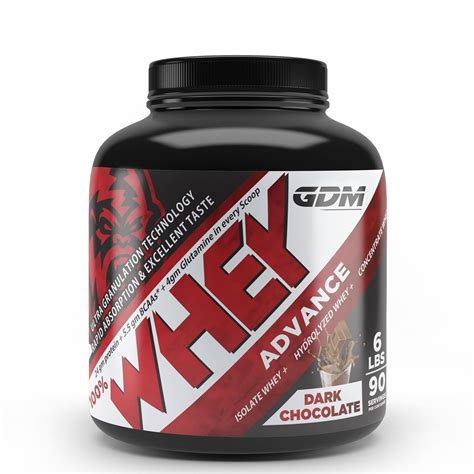 GDM Advance Whey Protein Supplement - 2.75 Kg (90 Servings) - Dark ...