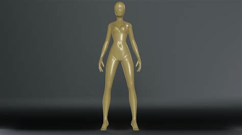 Free 3D Female Body Base Model - TurboSquid 2195955