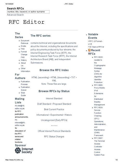 Image result for RFC Editor