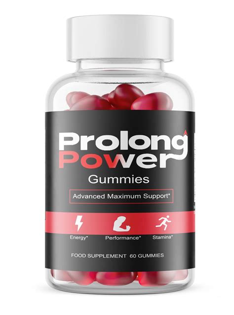 Prolong Power Gummies for Men, Max Strength Male Performance Formula ...