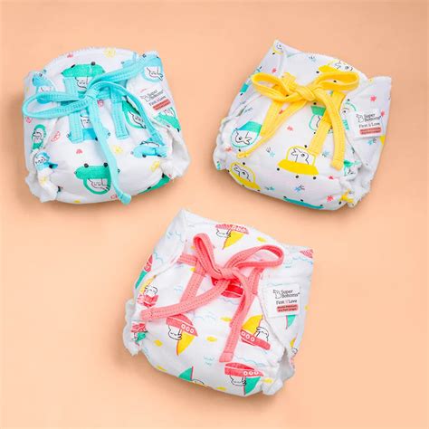 Newborn DryFeel Langot in Premium Muslin by SuperBottoms