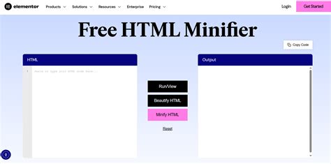 Image result for HTML Minify