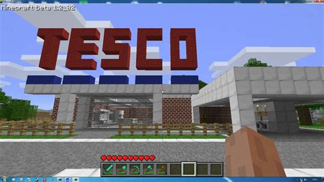 Minecraft Tutorial How to Make a Tesco 的图像结果