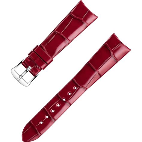 Watch Straps Red alligator leather strap with pin buckle | OMEGA®