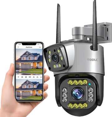 HI-FOCUS 3MP 4G Smart PTZ Camera, Outdoor Wireless Security Camera with ...