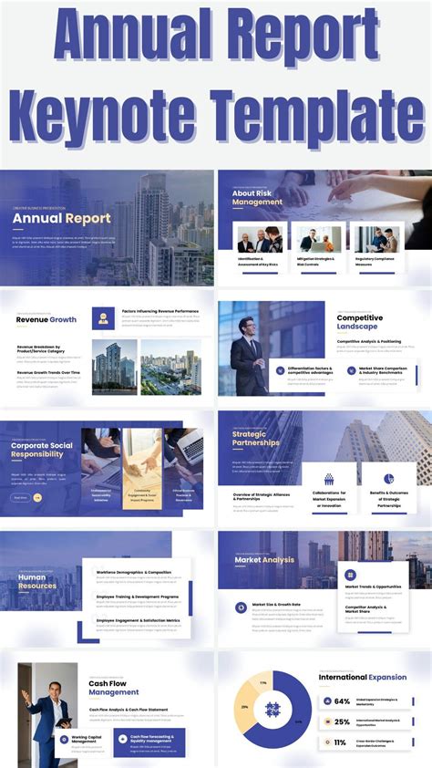Annual Report Keynote Template | Annual report, Keynote template ...