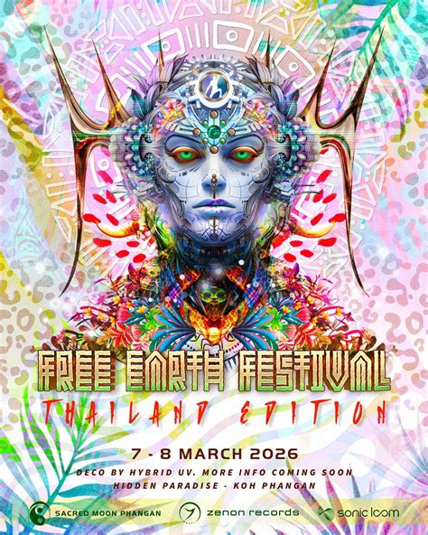 Free Earth Festival: Thailand 2026, HIDDEN PARADISE "Moon Floor", KOH ...