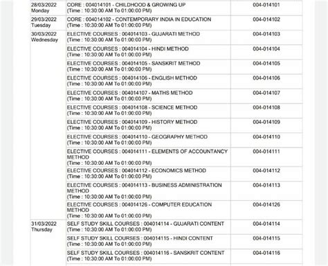 | Saurastra University B.Ed sem_1 Time Table Declare | B.ED SEM_1 EXAM ...