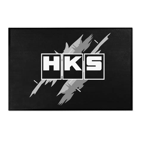 Black HKS Tribute Shop Floor Mat, HKS Floor Mat – Kaijujdmhub