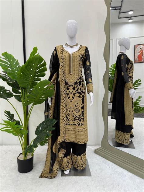 Glory R 5911 Faux Georgette Ready Made Suit Collection