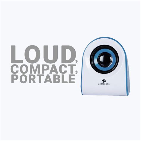 Zebronics Igloo 2.0 Speaker - 5W, Compact, Portable