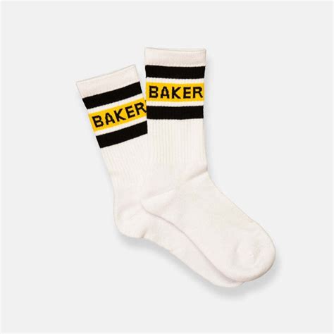 BAKER /YELLOW STRIPE SOCKS | youth