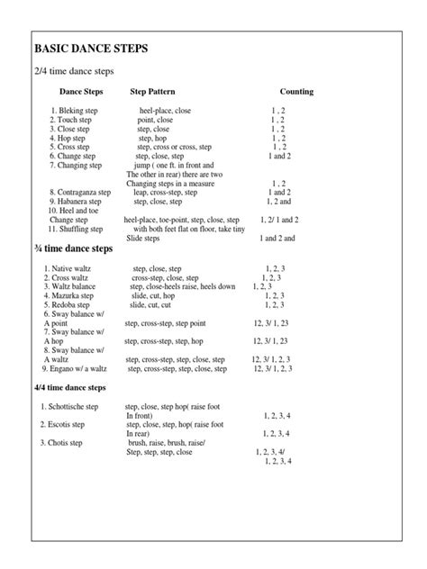 Touch Step Dance Pattern 的图像结果