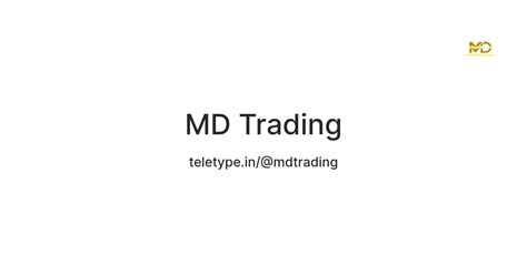 MD Trading — Teletype