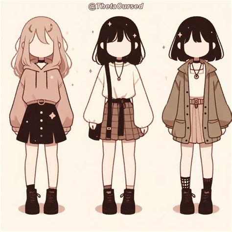 Outfit ideas #7 | Cute sketches, Drawing anime clothes, Anime outfits