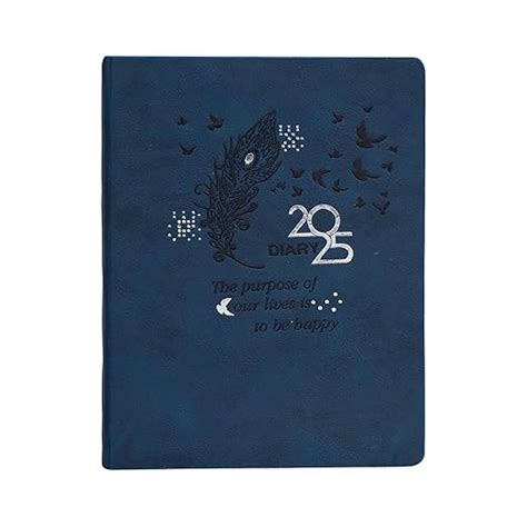 Crownlit 2025 Grey B5 Dated Diary, Color Blue. – tohfawala.com
