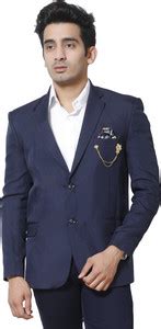 Fourfolds Solid Single Breasted Party, Wedding Men Blazer - Buy ...