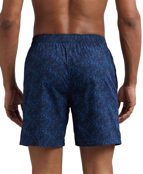 Buy Super Combed Mercerized Cotton Woven Printed Boxer Shorts with Side ...
