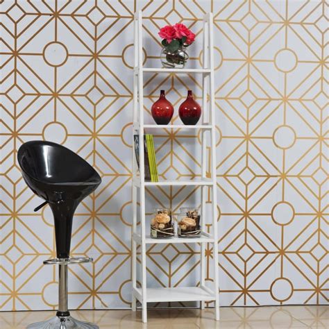 Buy Frost High Gloss Book Shelf - White from Home Centre at just INR 7800.0