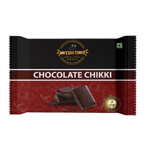 Natkhatnut Peanut Chocolate Chikki, Dryfruit Bar, No Added ...