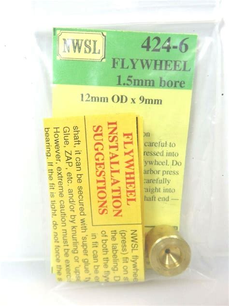 Northwest Short Line 424-6 NWSL Brass 12MM Flywheel for N - Etsy